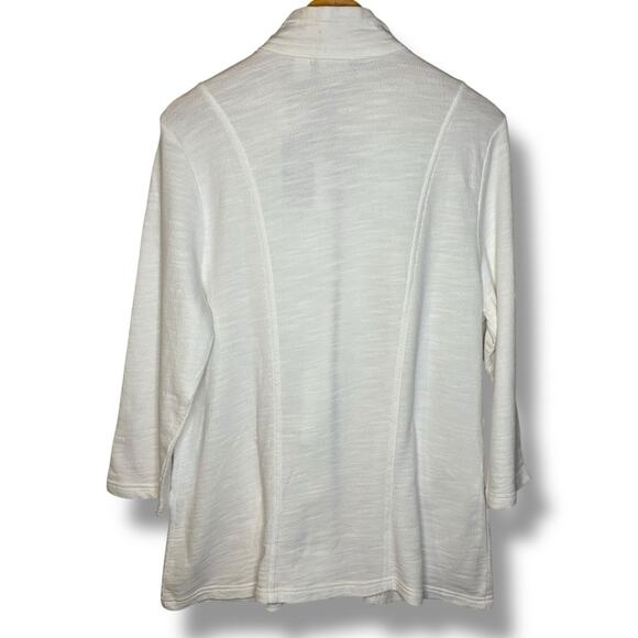 Weekender By Chicos Jacket NWT 2 (L) Full Zip Luxe Featherlight Favorite Pockets - Picture 3 of 7